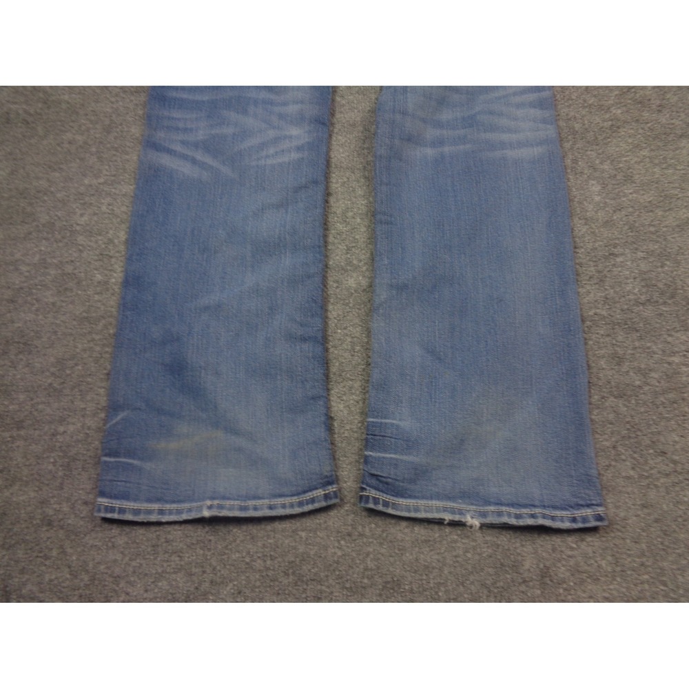 Rock Revival Jeans Mens 38 Blue Prater Straight Leg Embellished Y2K Distressed - Picture 8 of 15
